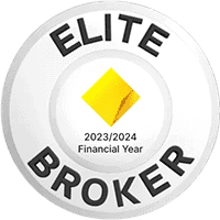 About Mortgage broker company elite broker badge.
